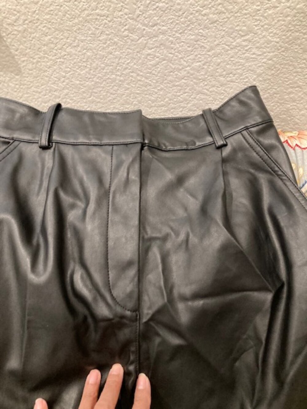 H&M BLACK Faux Leather Pants - NEVER WORN - tags still on